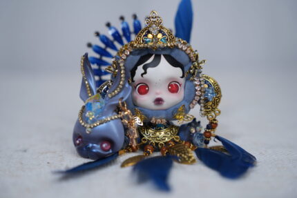 Indifferent black rabbit